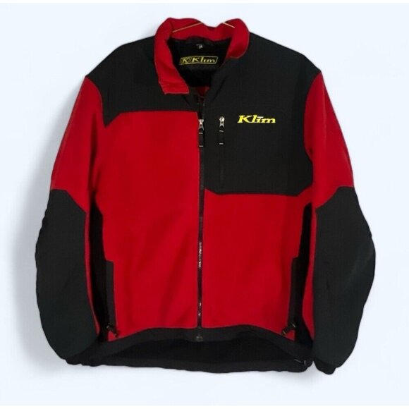 KLIM Everest Mens 2XL Red Fleece Full Zip Jacket - Picture 1 of 6